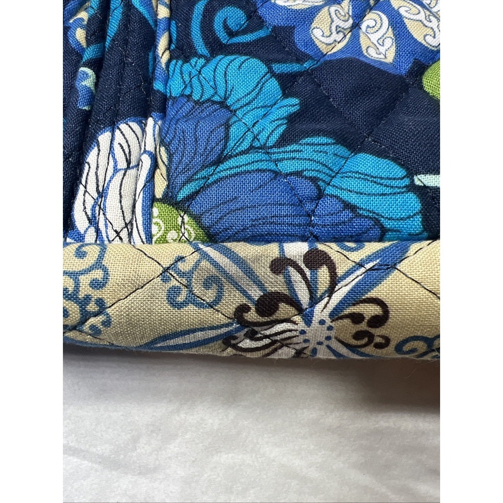 Vera Bradley Women's Tote Blue Multicolor Flower Print Bag Shoulder Tote - Picture 2 of 7